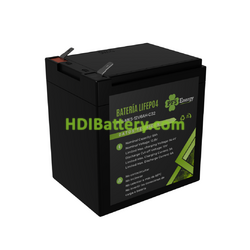 Batería de LiFePO4 PFS Energy 12.8V 6Ah | PFS-MK5-12V6Ah-C32